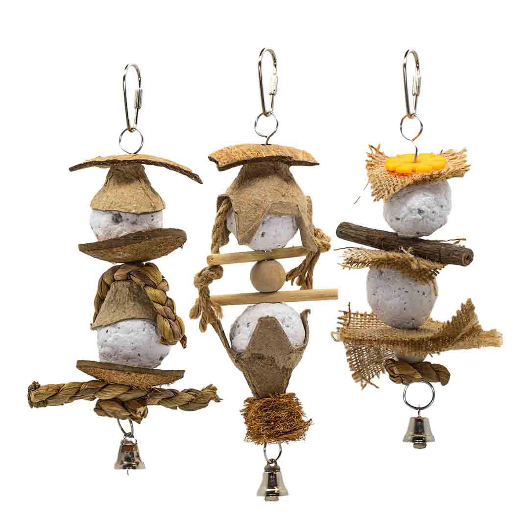 Beaks Paper Pulp Mix Bird Toy