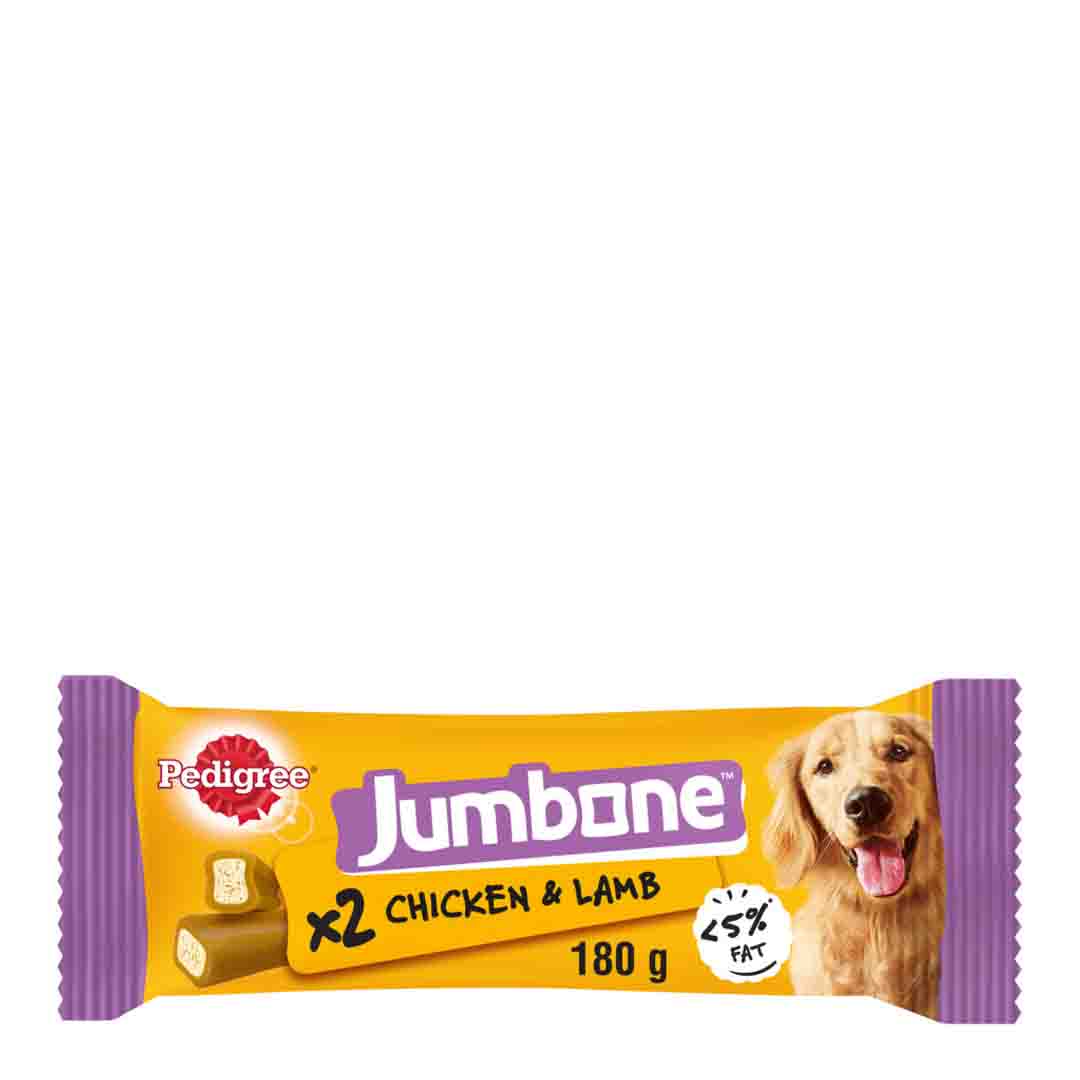 Pedigree Jumbone Medium Dog Treat Chicken & Lamb 2 Pack