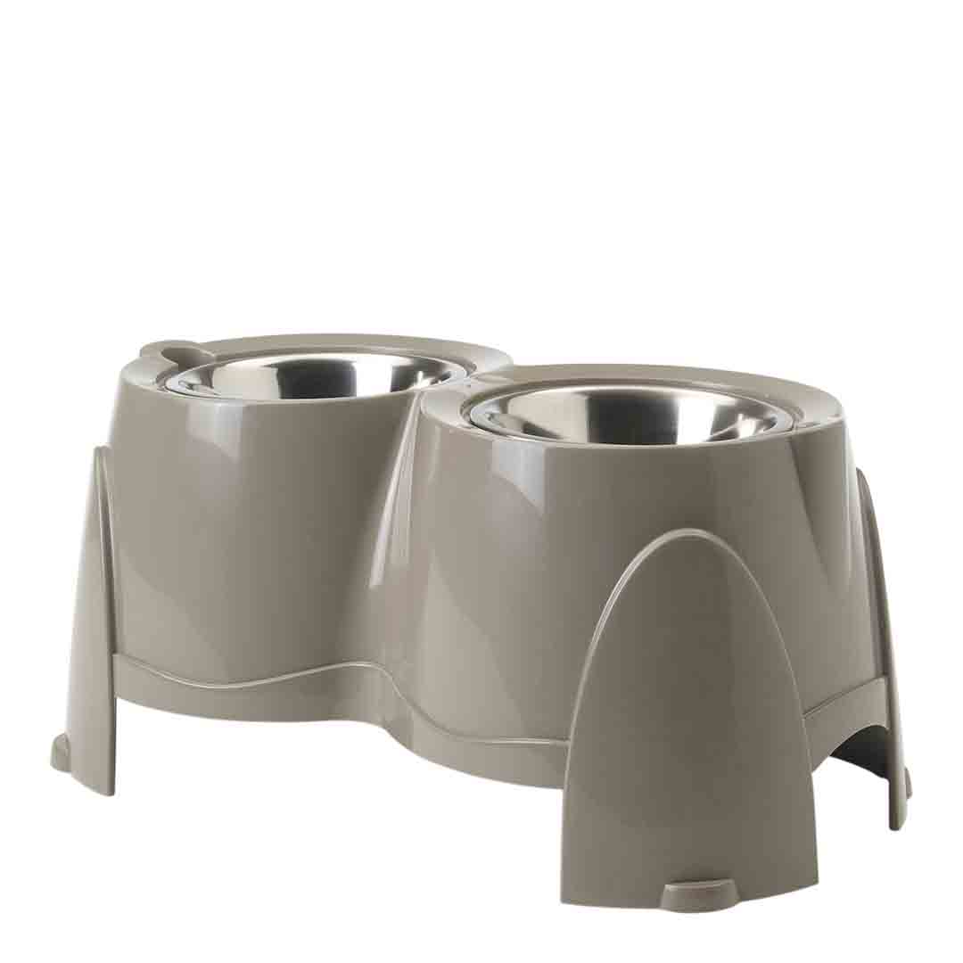 Savic Ergo Dog Feeder Warm Grey 28cm