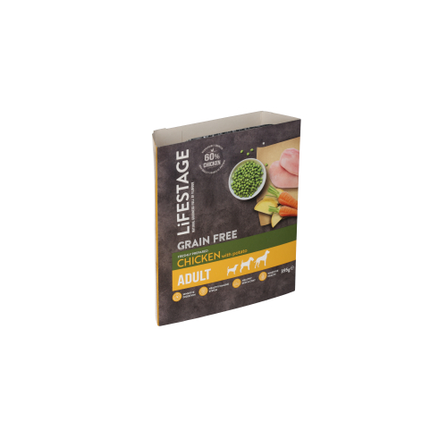 Lifestage Grain Free Adult Chicken and Potato Dog Food 395g