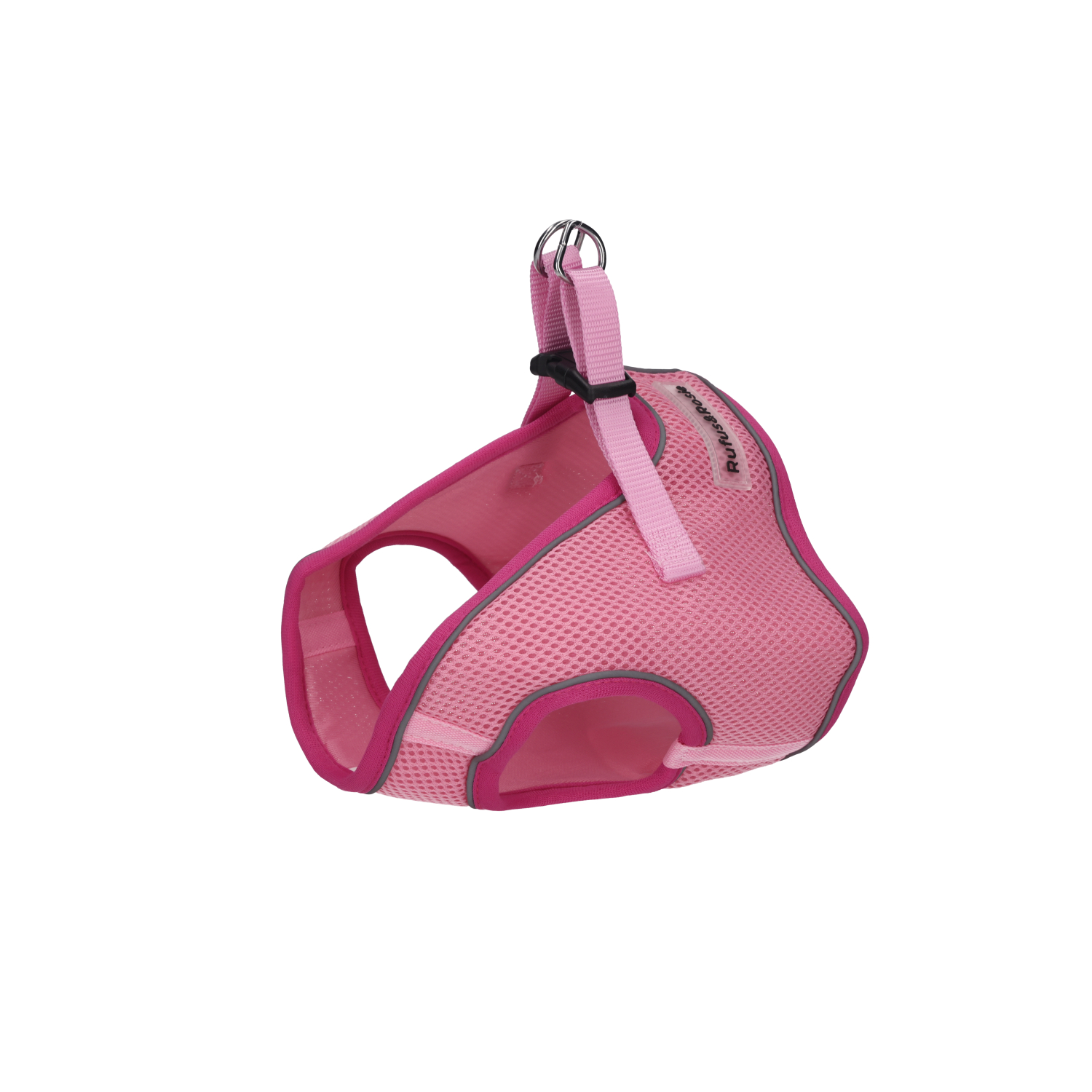 Rufus & Rosie Mesh Step-In Pink Dog Harness, XS-S