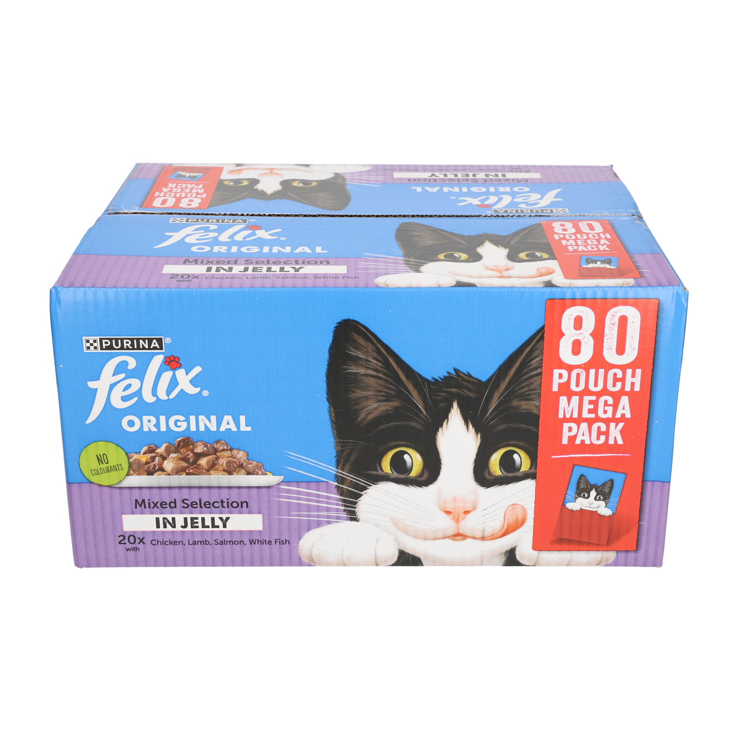 Felix Original Mixed Selection in Jelly Wet Cat Food 80x85g