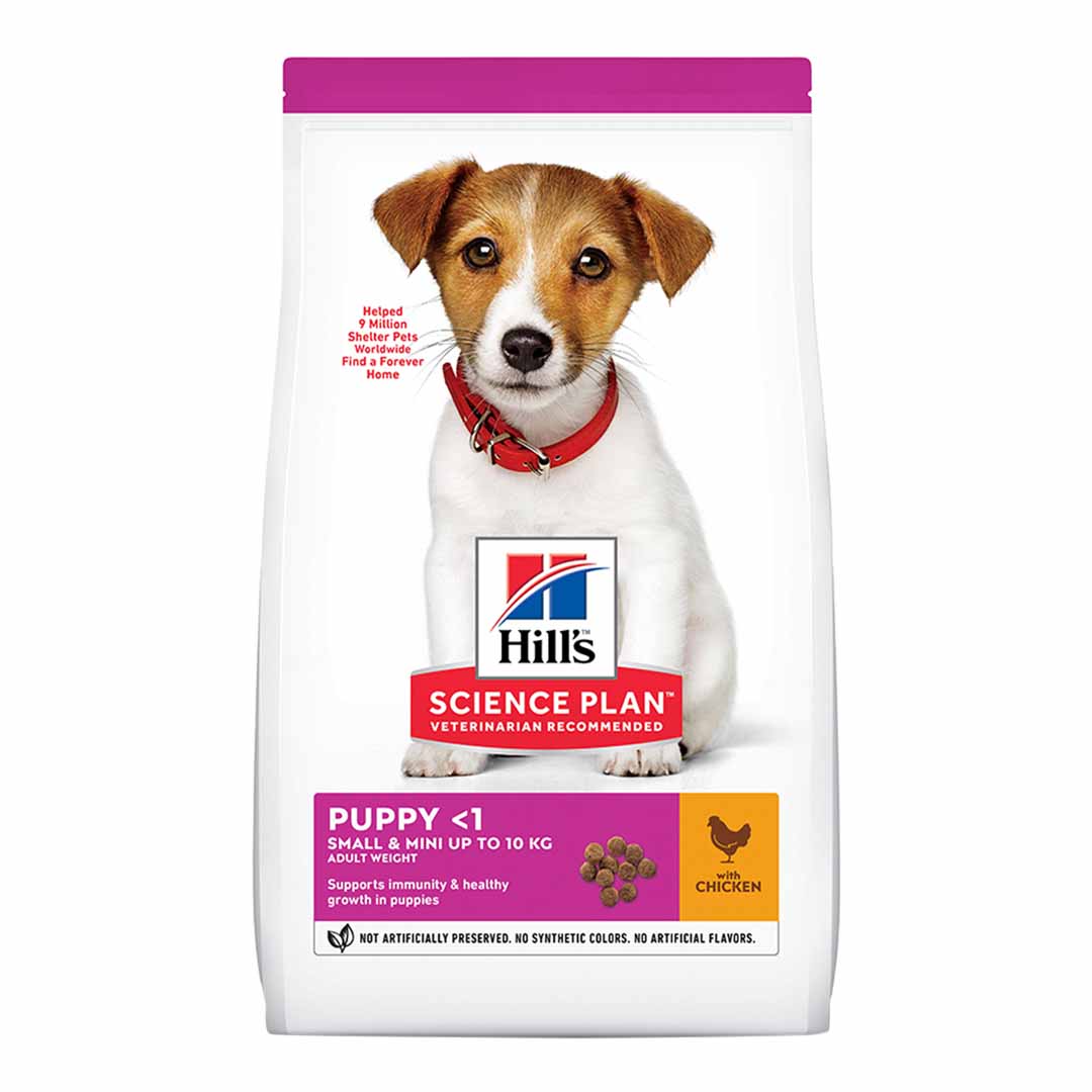 Hill's Science Plan Puppy Small & Miniature Dry Puppy Food Chicken Flavour 3kg