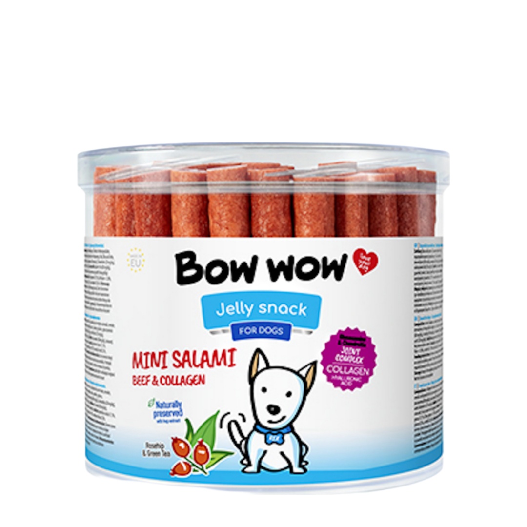 Bow Wow Salami Beef Dog Treat 33g