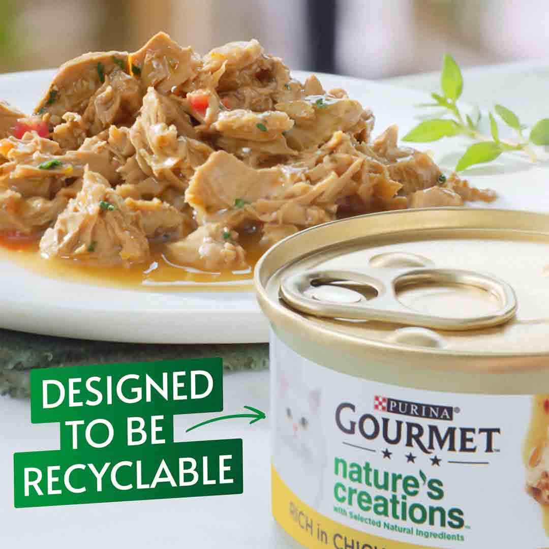 Gourmet Nature's Creations Cat Food Fish 85g