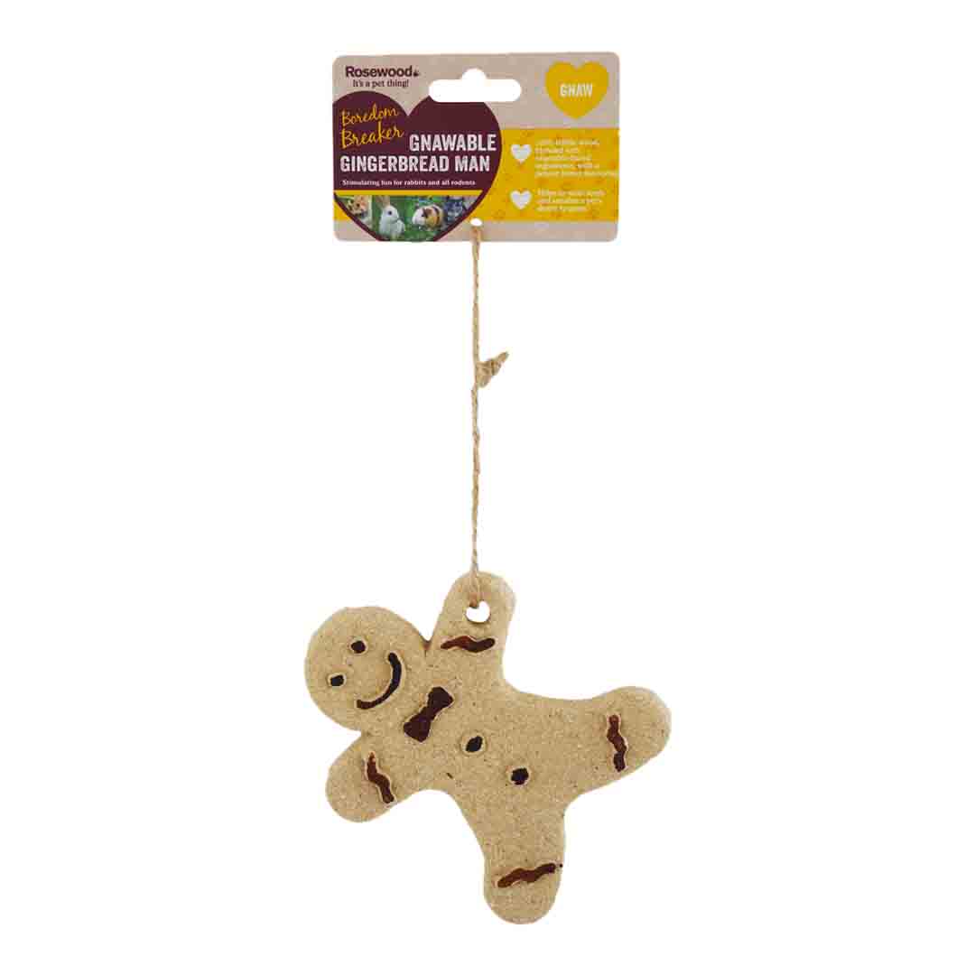 Rosewood Gingerbread Man Small Pet Gnaw