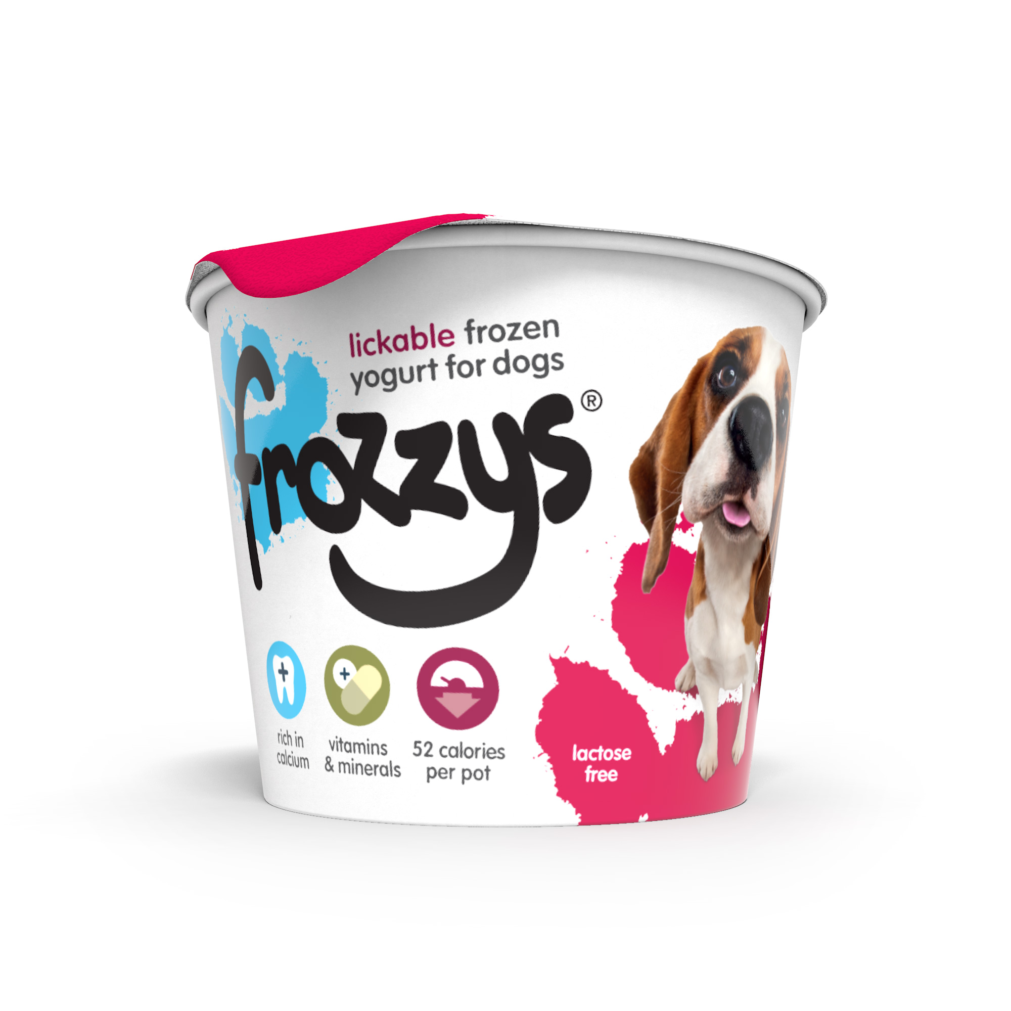 Frozzy's Cranberry Frozen Yoghurt Dog Treat, 85g