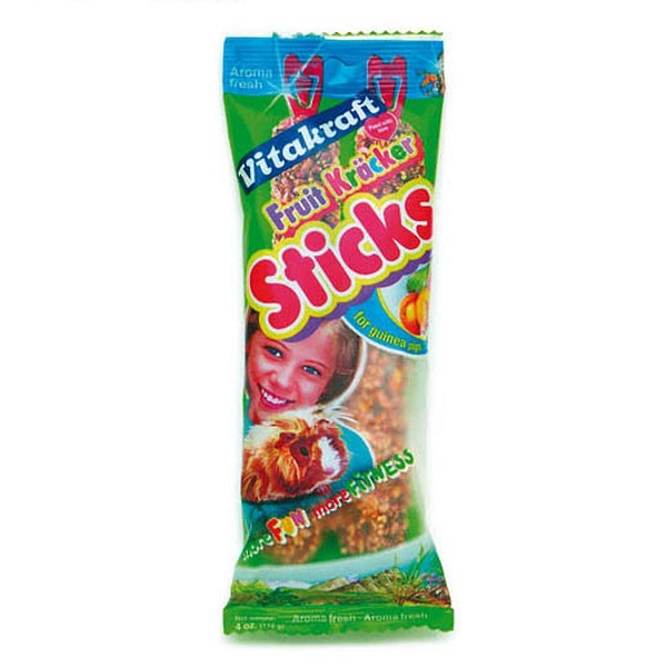 Vitakraft Kracker Fruit Sticks for Guinea Pigs 112g