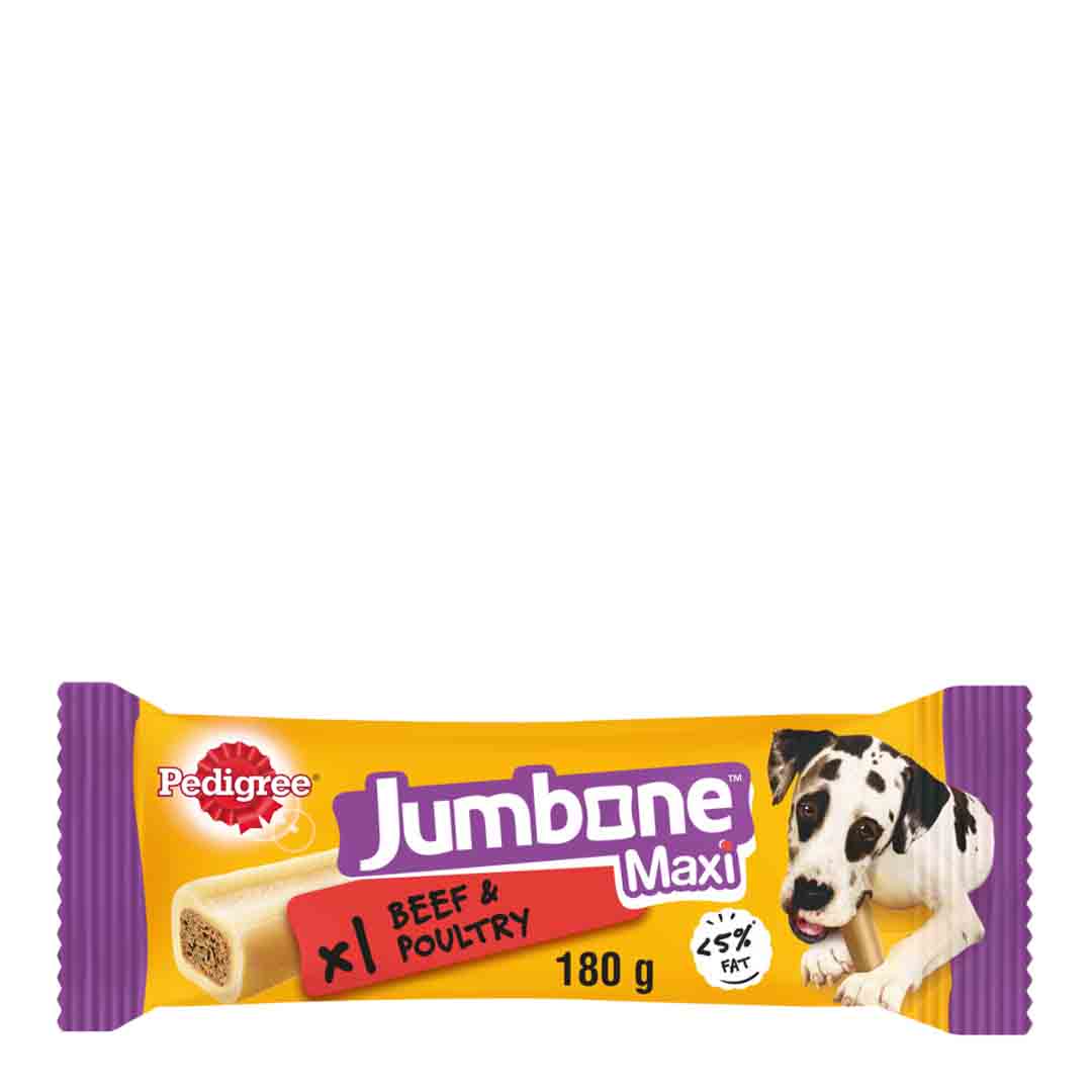Pedigree Jumbone Large Dog Treat with Beef & Poultry 1 Chew