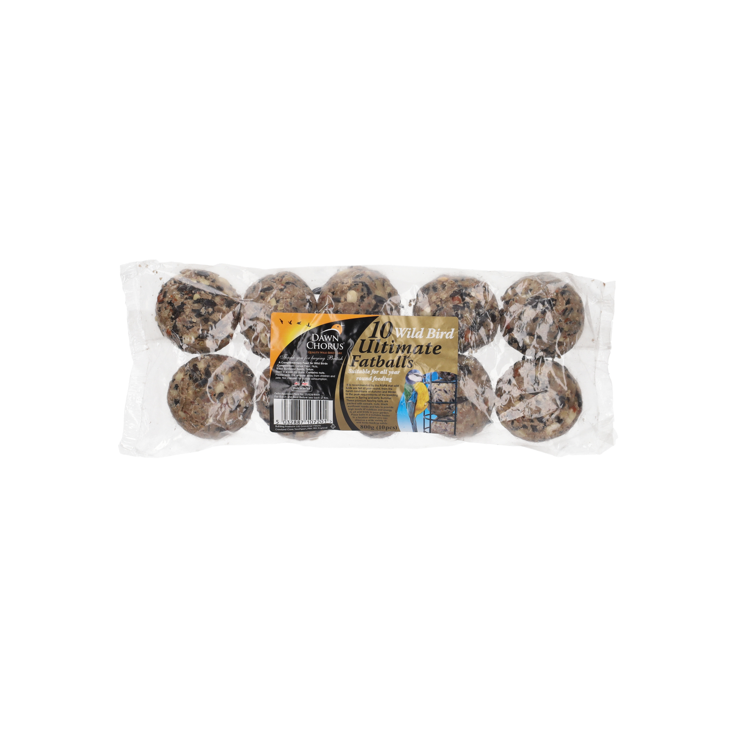 Dawn Chorus Ultimate Fat Balls Bird Food, 10 Pack