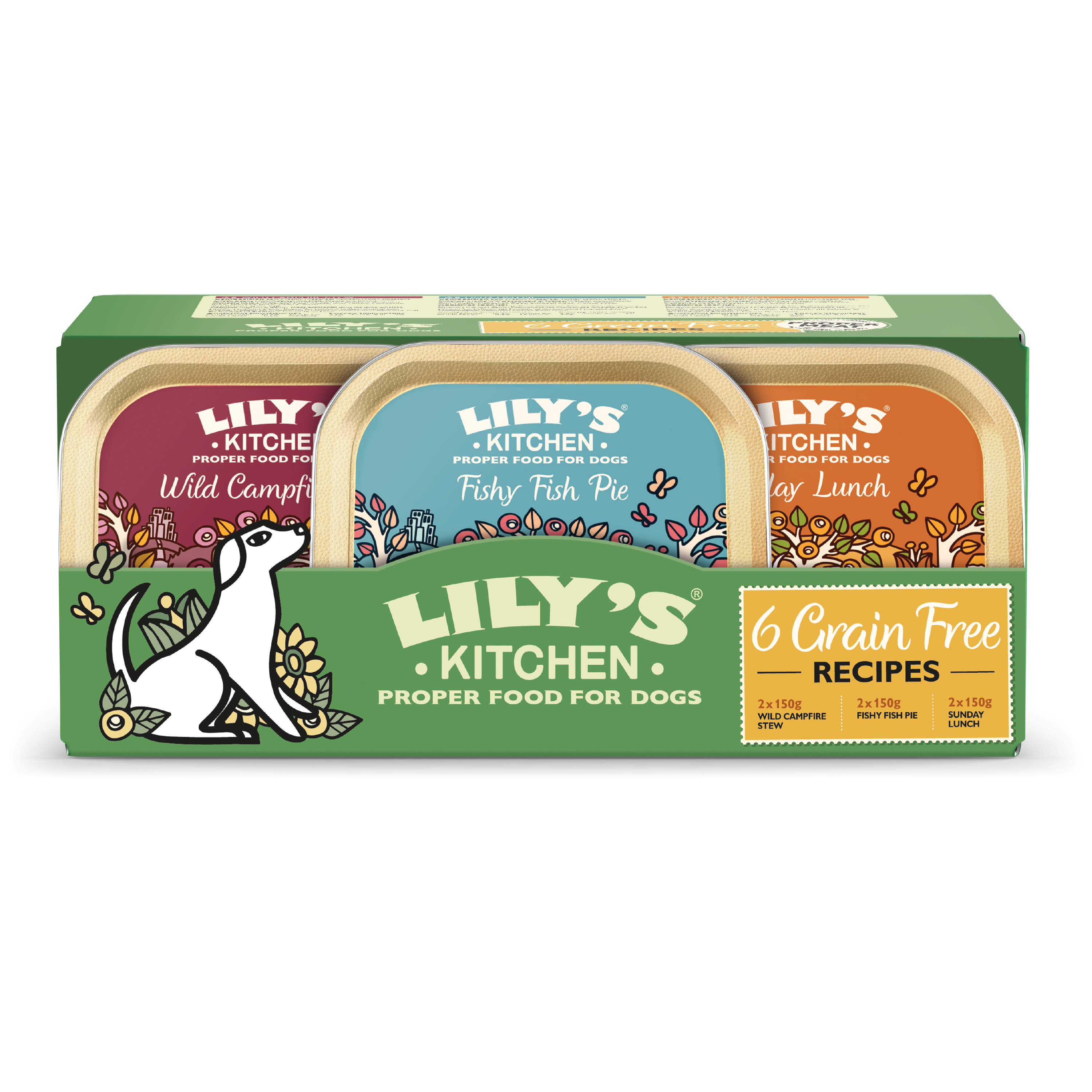 Lilys Kitchen Dog Grain Free Dinners 6x150g