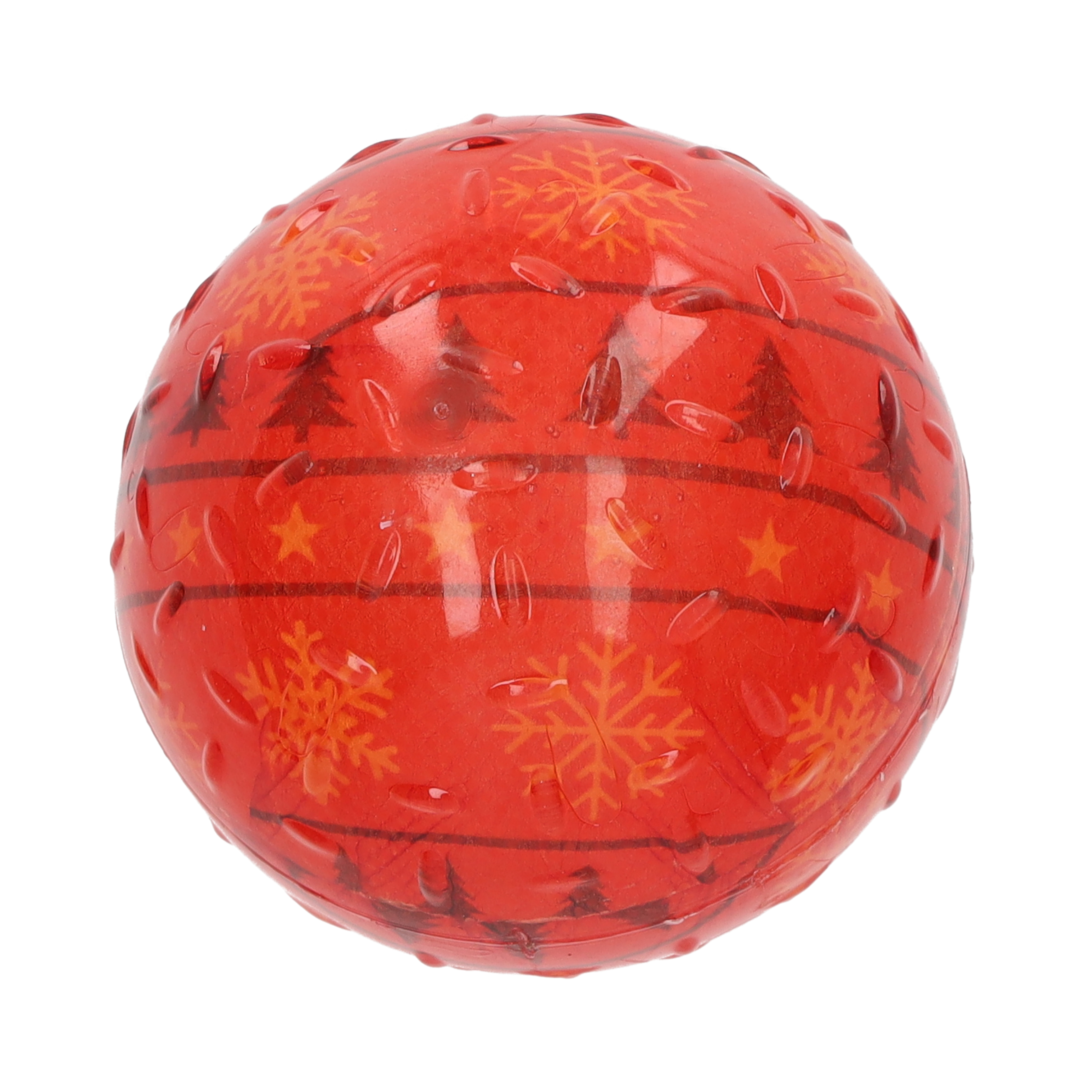 Rufus & Rosie Christmas Rubber Ball Dog Toy