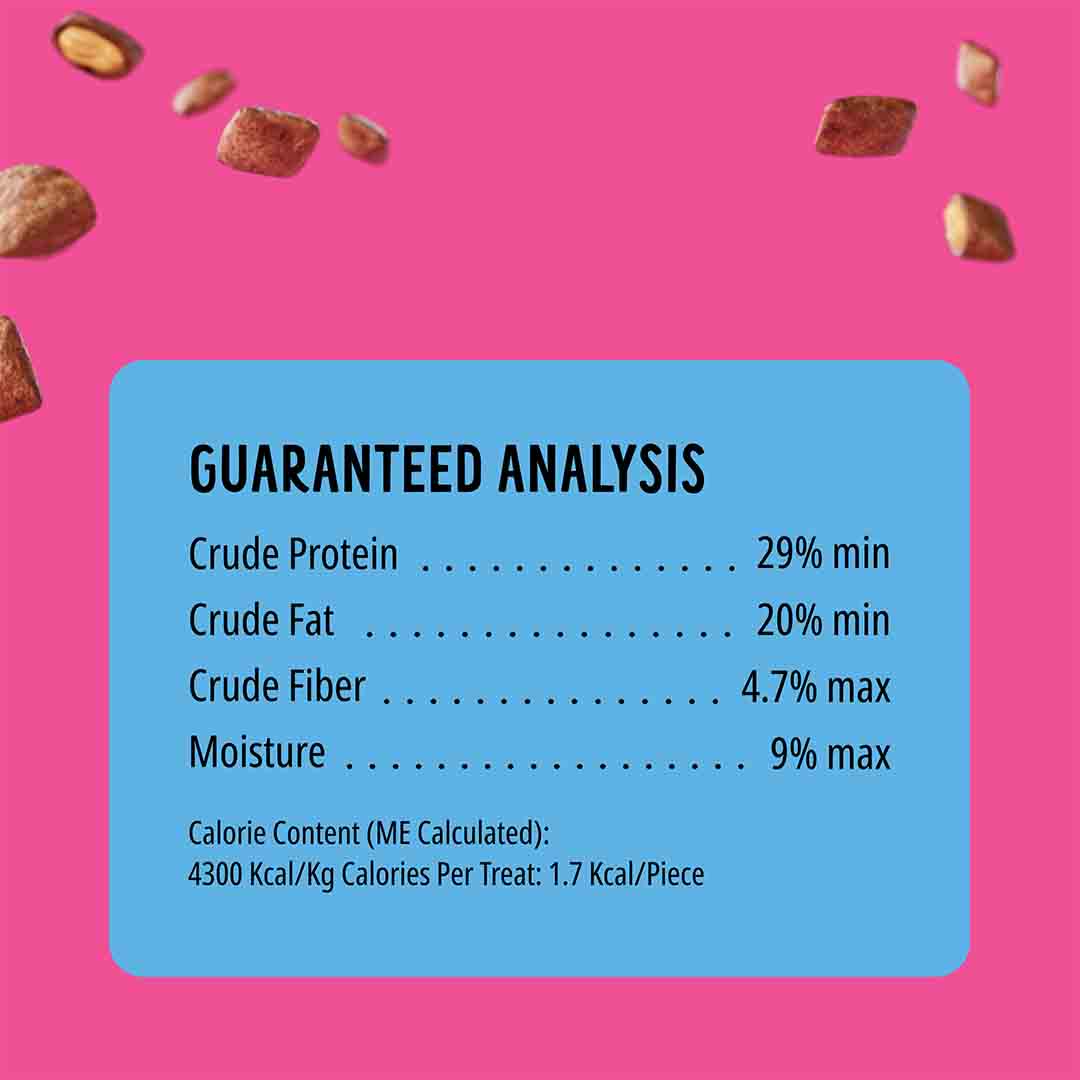 Bonkers Cat Bites, Salmon Supreme Flavoured Cat Treats 180g