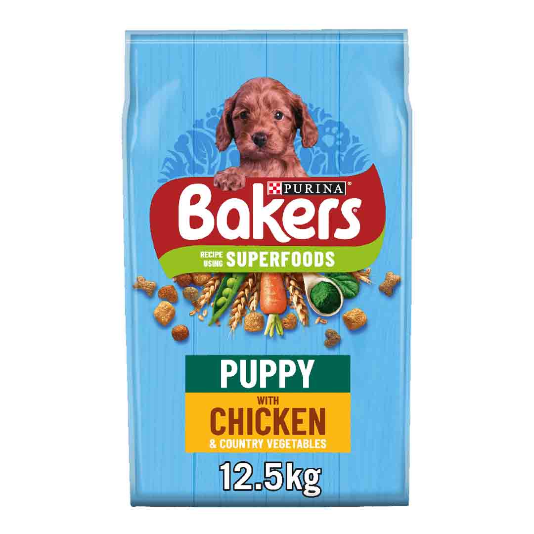 Bakers Complete Puppy with Chicken  Dog Food 12.5kg