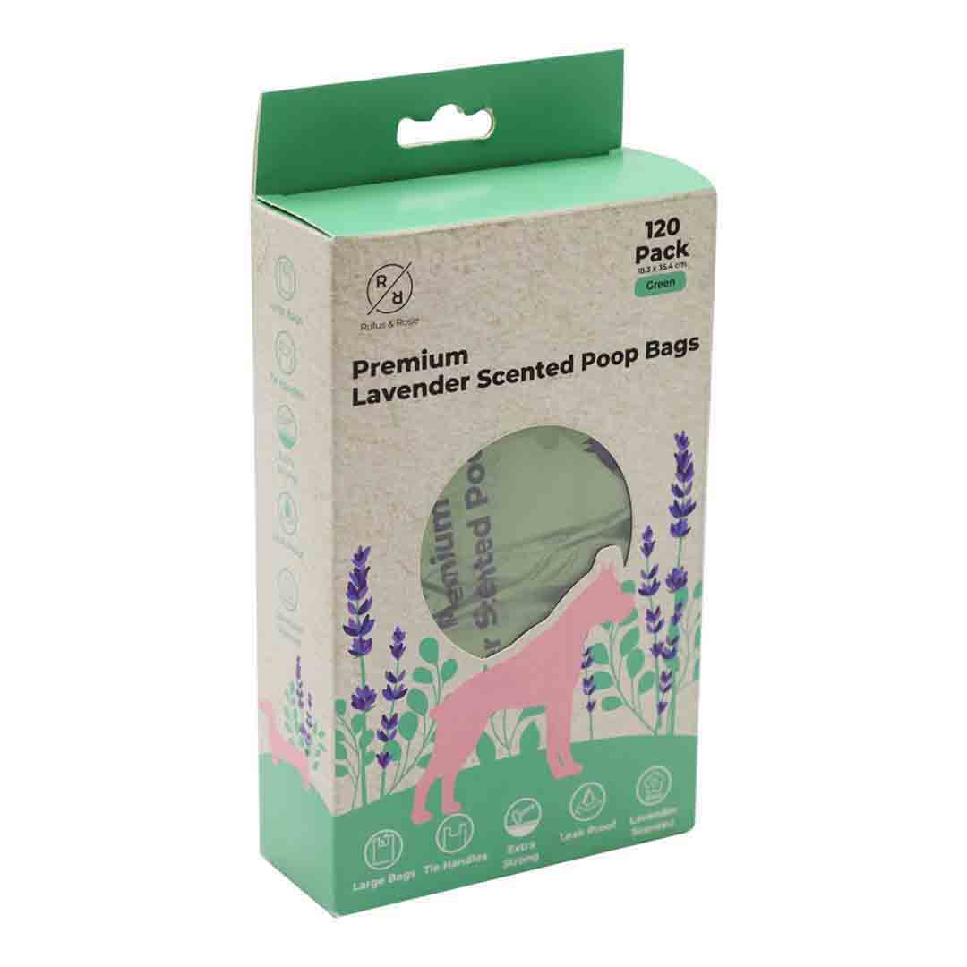 Rufus & Rosie Premium Lavender Poop Bags