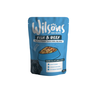 Wilsons Premium Fish & Beef Fresh Dog Food 380g