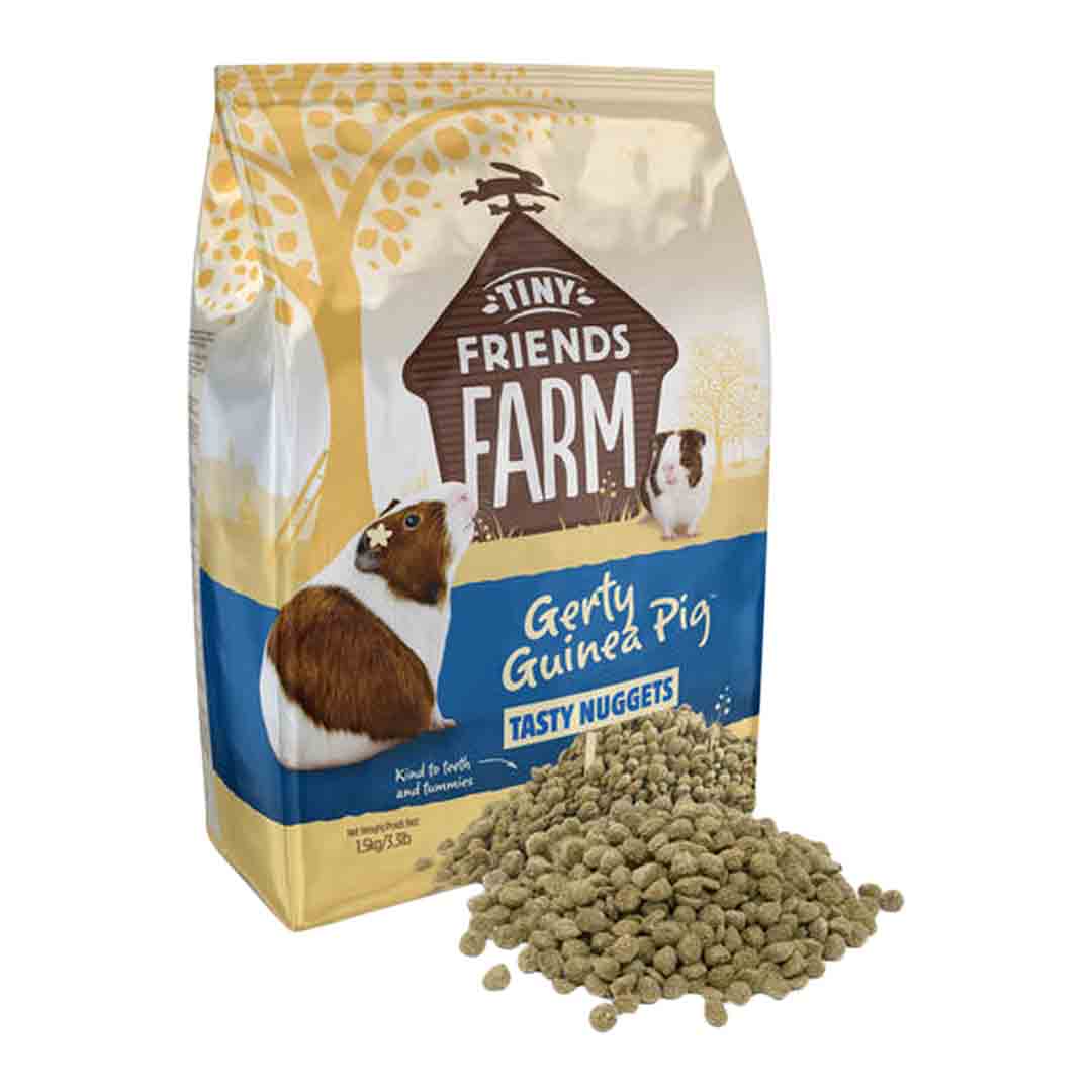 Tiny Friends Farm Gerty Guinea Pig Tasty Nuggets Treats, 1.5kg