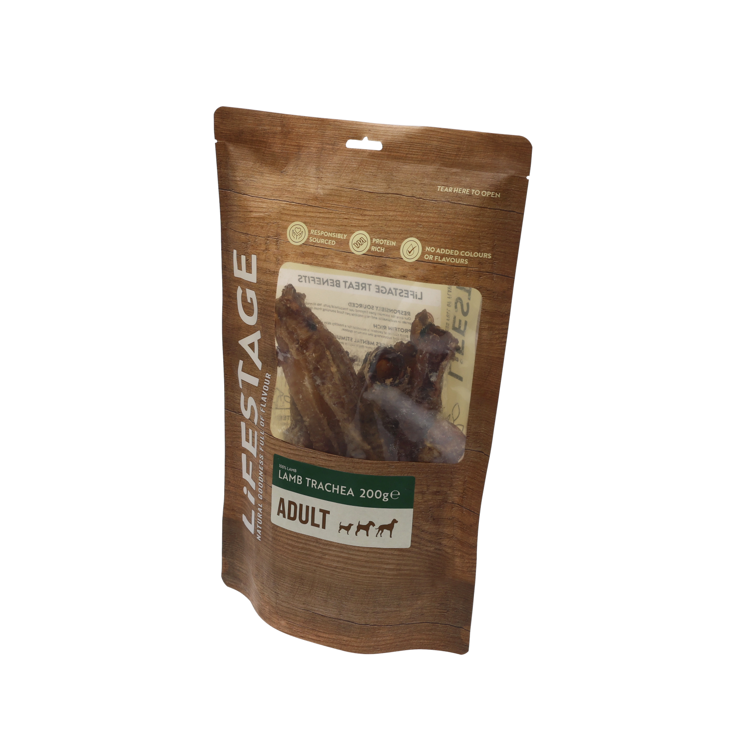 Lifestage Pre-Pack Lamb Trachea Dog Treats 200g