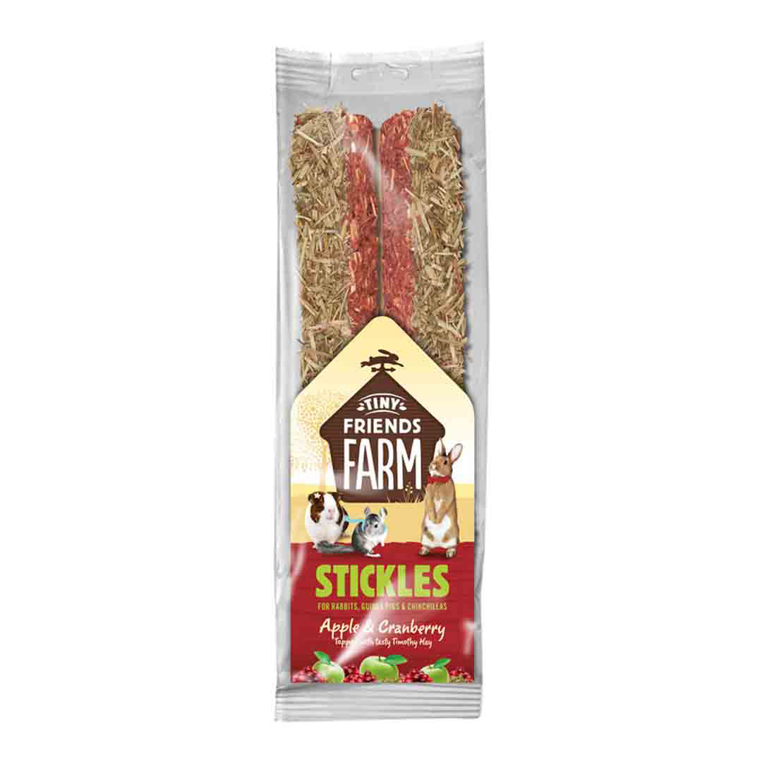 Tiny Friends Farm Apple & Cranberry Stickle Treats, 100g