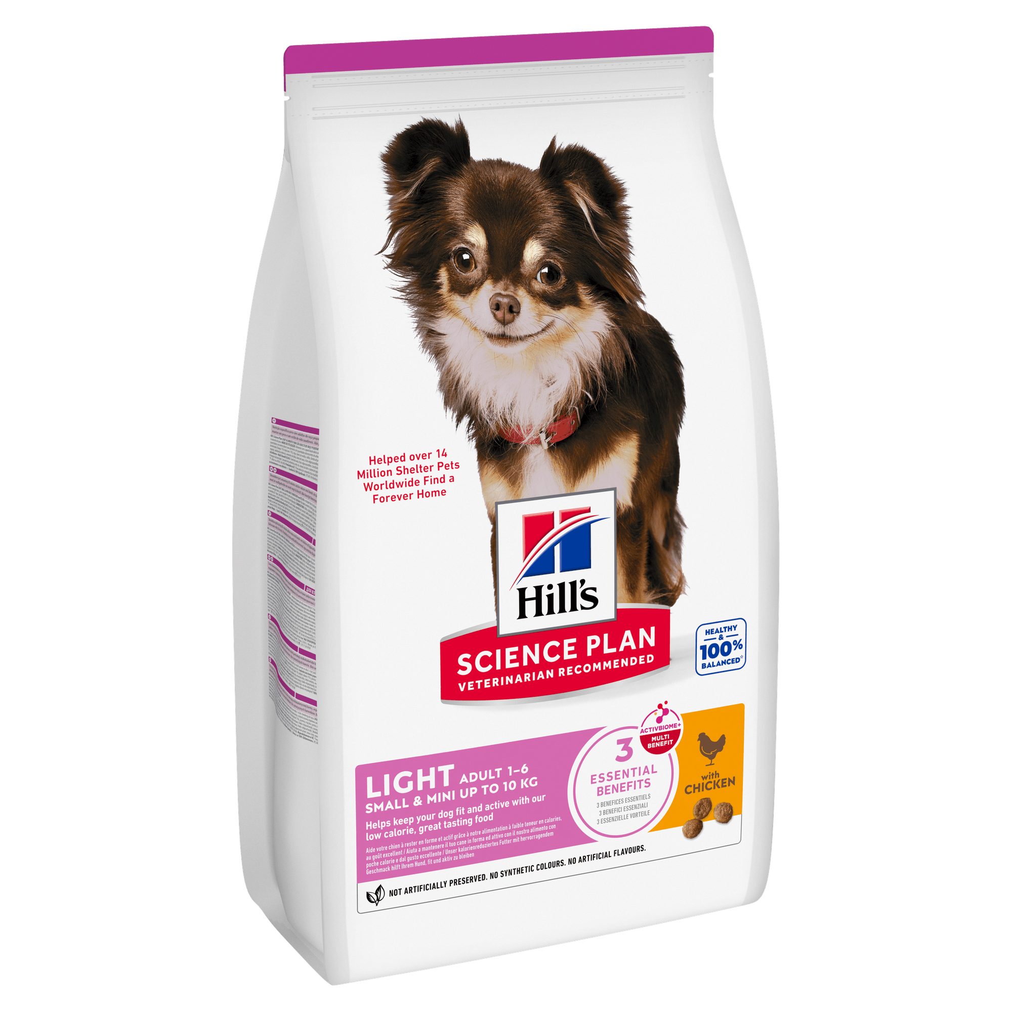 Hill'S Science Plan Adult Light Small & Mini Dry Dog Food Chicken Flavour 1.5kg