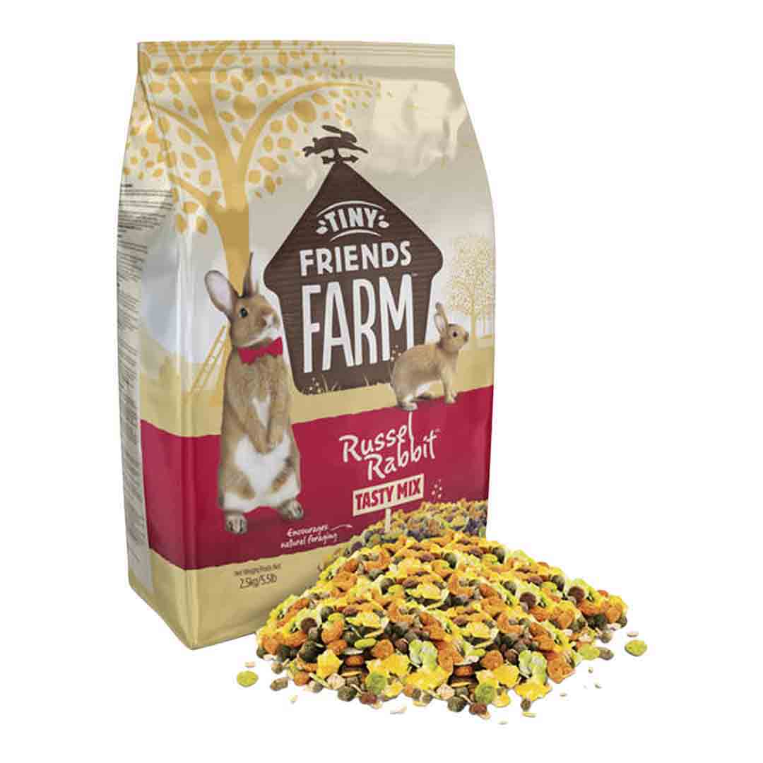 Tiny Friends Farm Russel Rabbit Tasty Mix 2.5kg