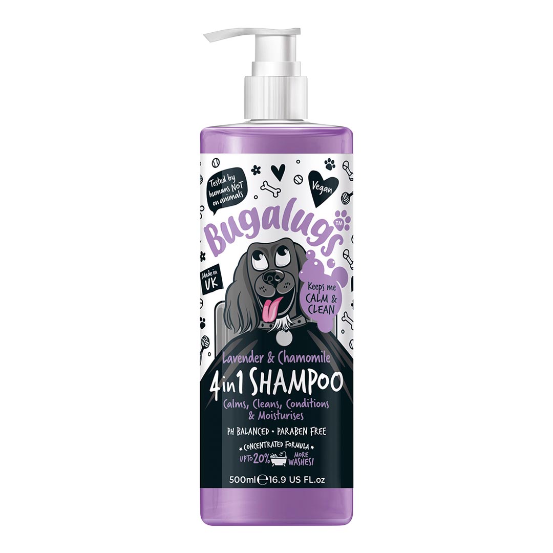 Bugalugs 4-in-1 Lavender & Chamomile Shampoo, 500ml 