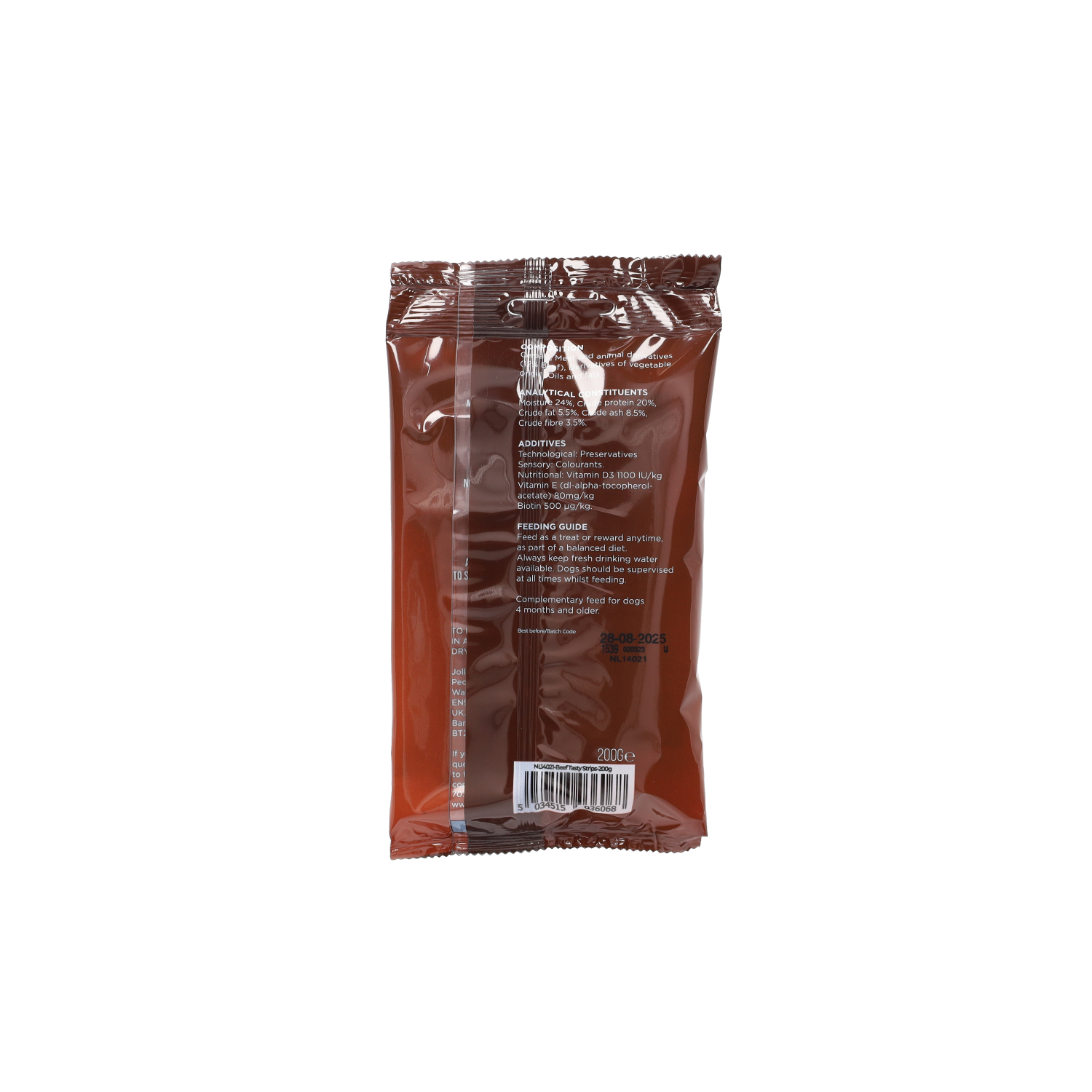 Mcintyres Tasty Beef Strip Dog Treats, 10 Pack