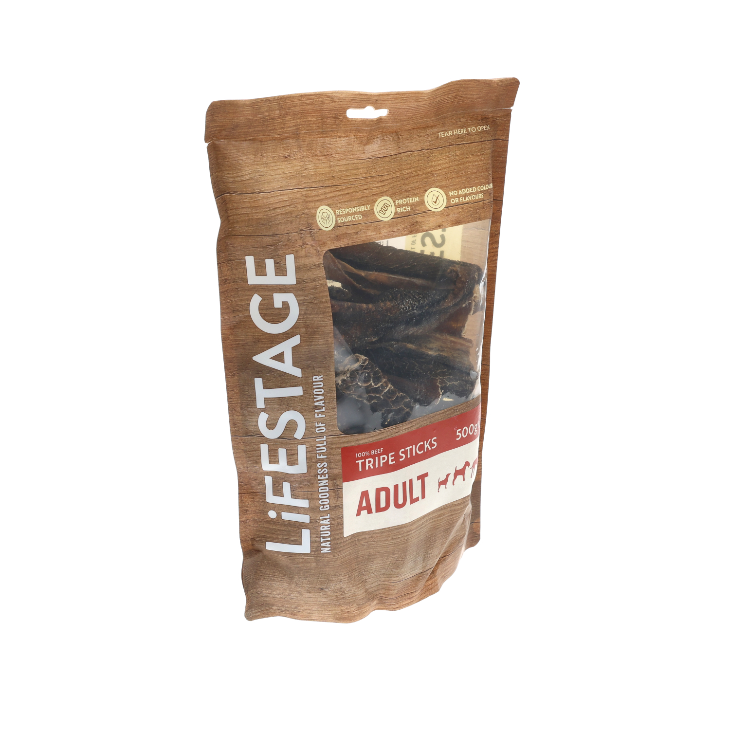 Lifestage Pre-Pack Tripe Sticks Dog Treats 500g