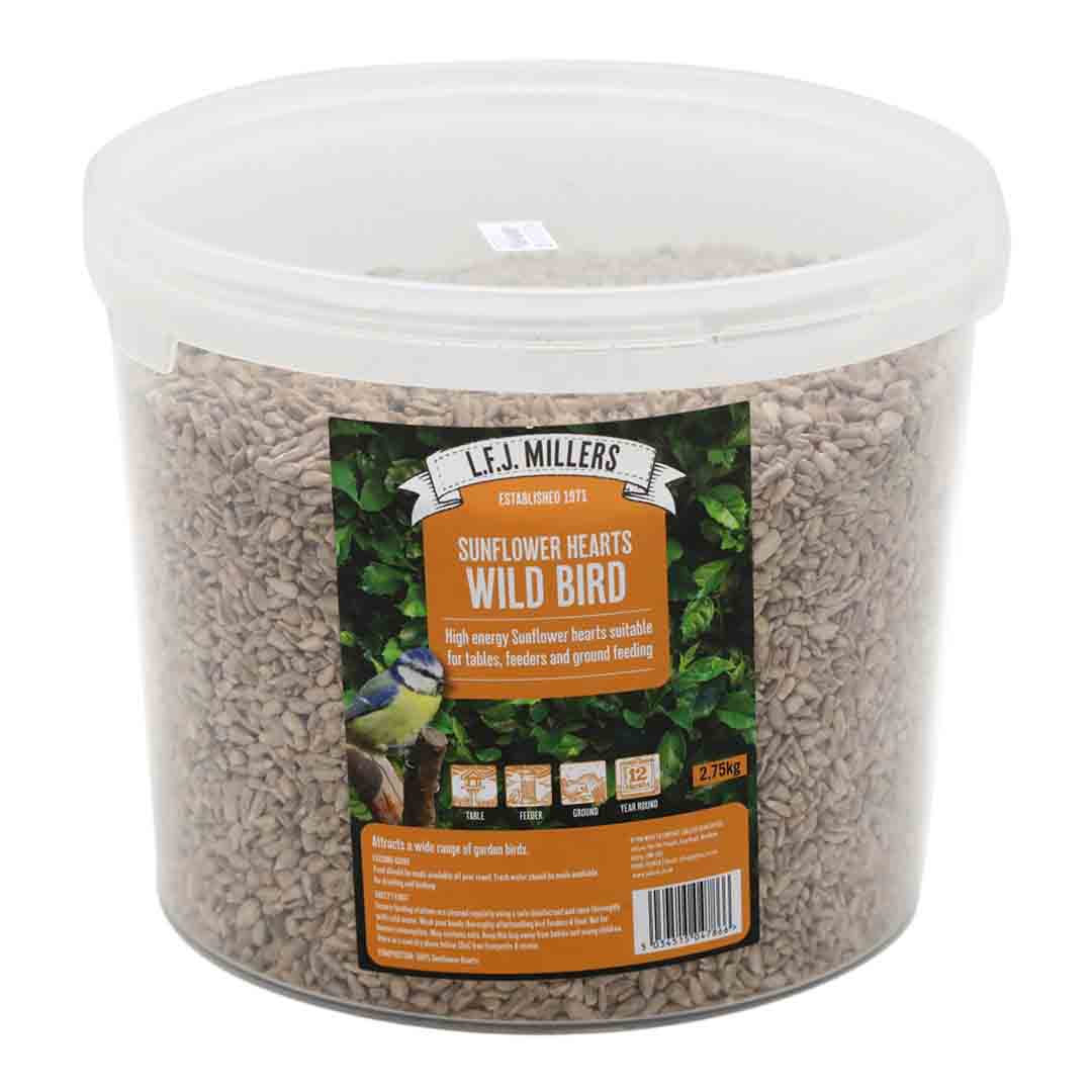 LFJ Millers Wild Bird Food Sunflower Hearts 2.75kg