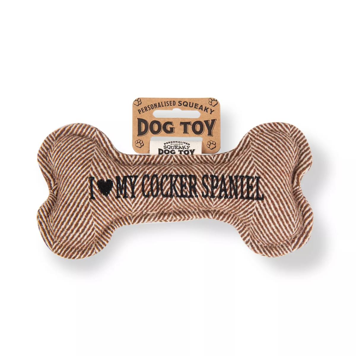 History & Heraldry 'Love Cocker Spaniel' Dog Toy