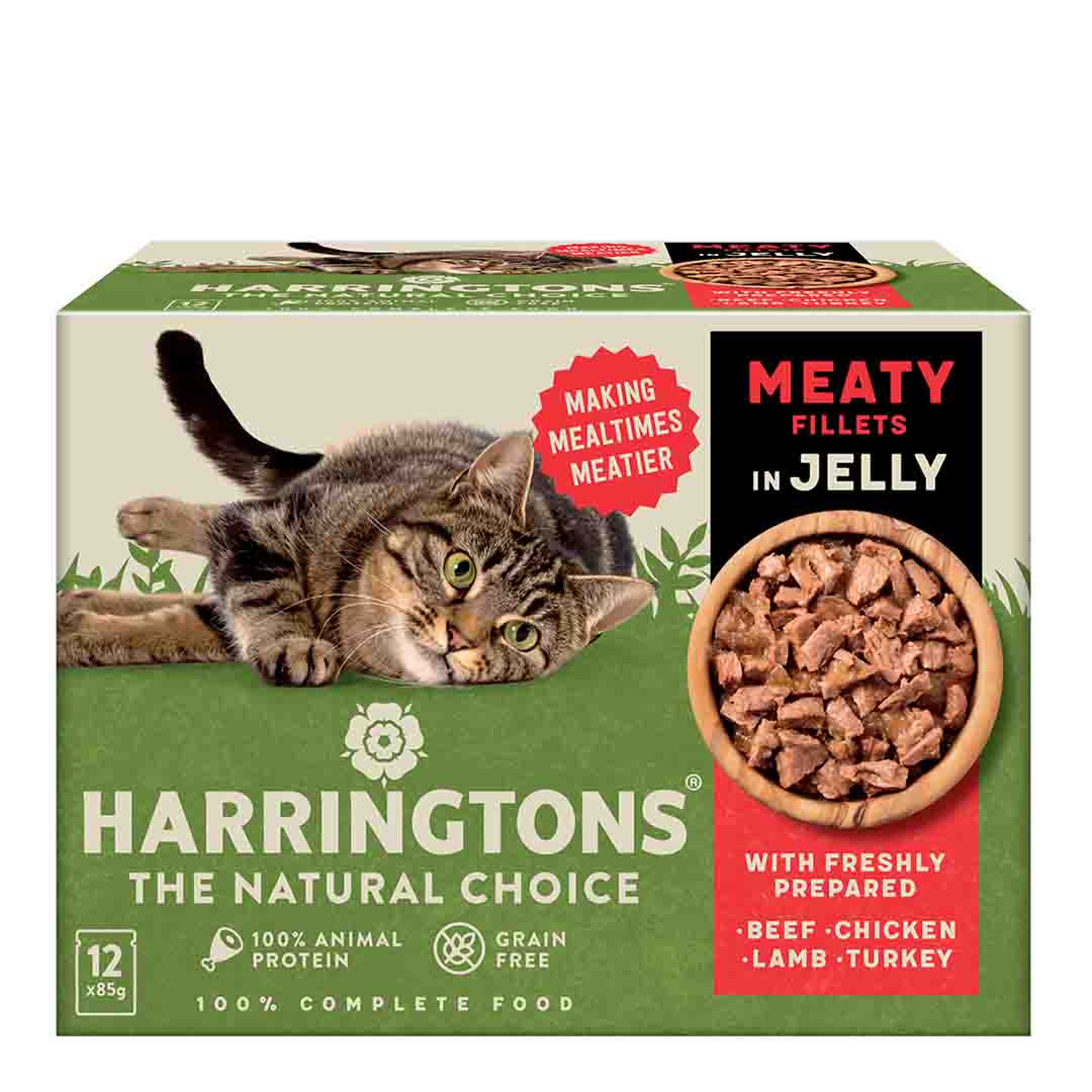 Harringtons Meat In Jelly Wet Cat Food, 12x85g