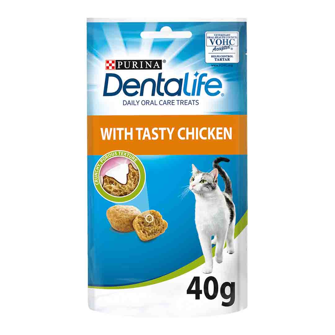 Dentalife Cat Treats Dental Chew Chicken 40g
