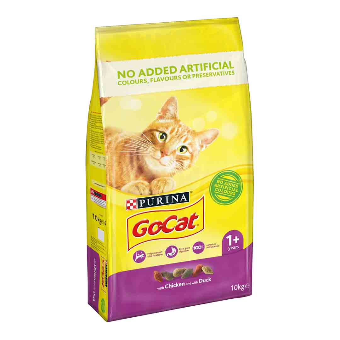 Go-Cat Chicken & Duck Dry Cat Food, 10kg