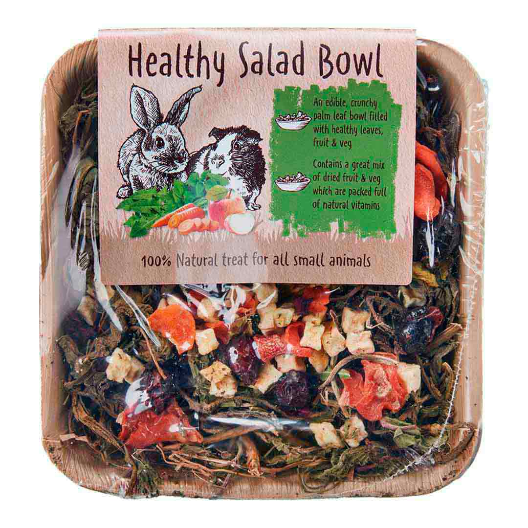Jollyes Healthy Salad Bowl, Food for Small Animals, 40g