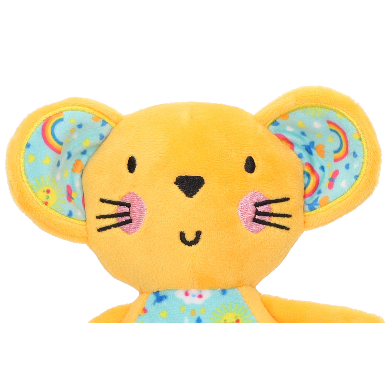 Rufus & Rosie Squeaky Plush Rope Leg Puppy Toy