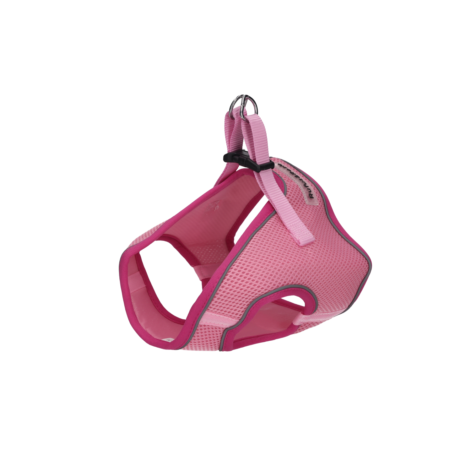 Rufus & Rosie Mesh Step-In Pink Dog Harness, XS-S