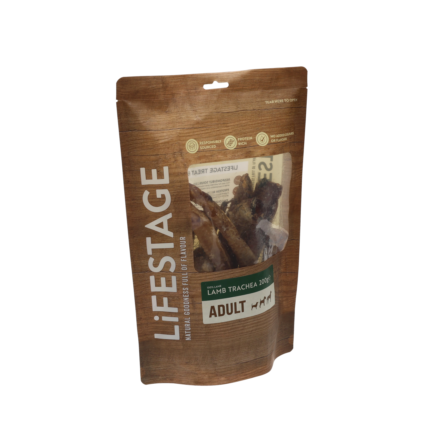 Lifestage Pre-Pack Lamb Trachea Dog Treats 200g