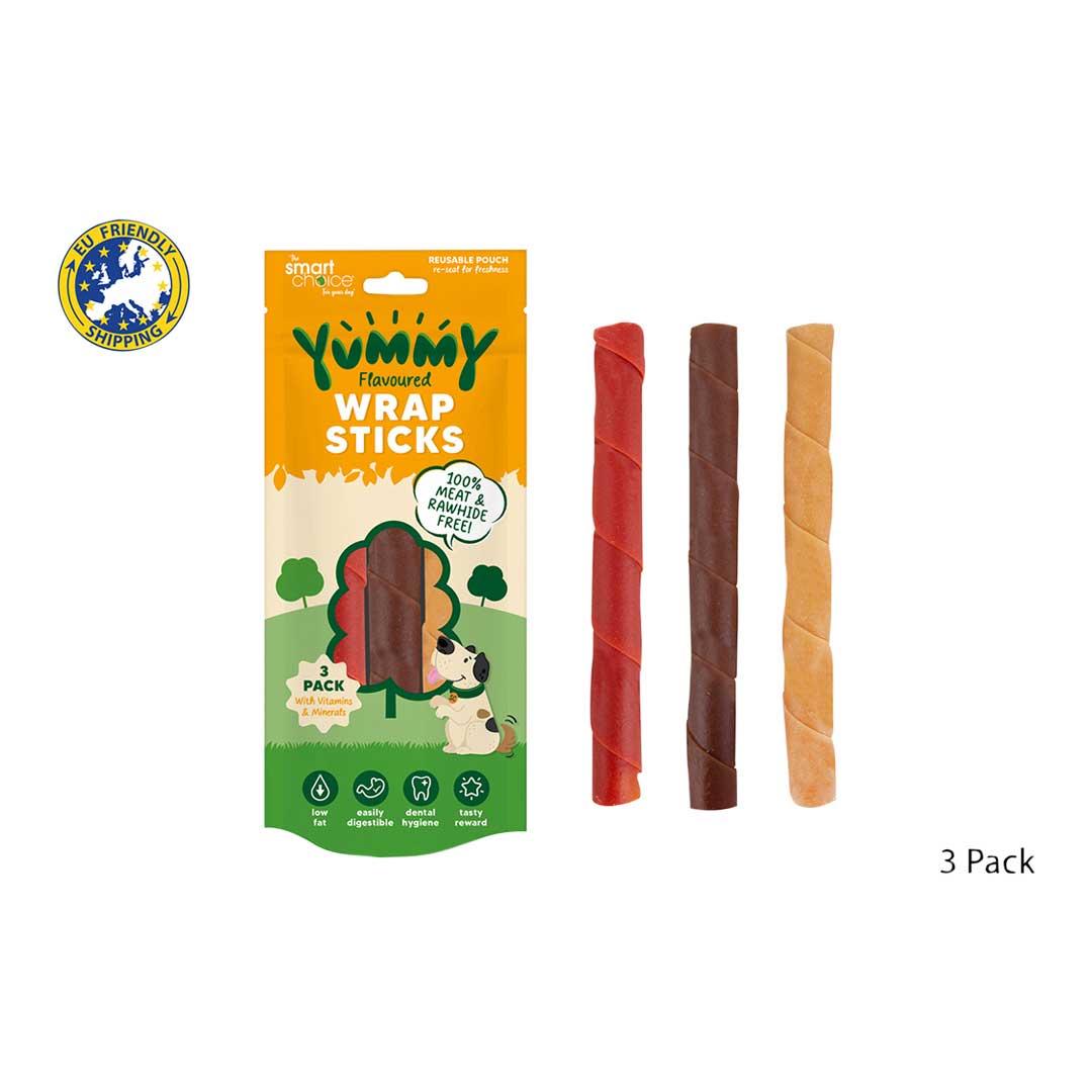 Smart Choice Meat Free Mega Sticks Dog Treats 3 Pack 120g