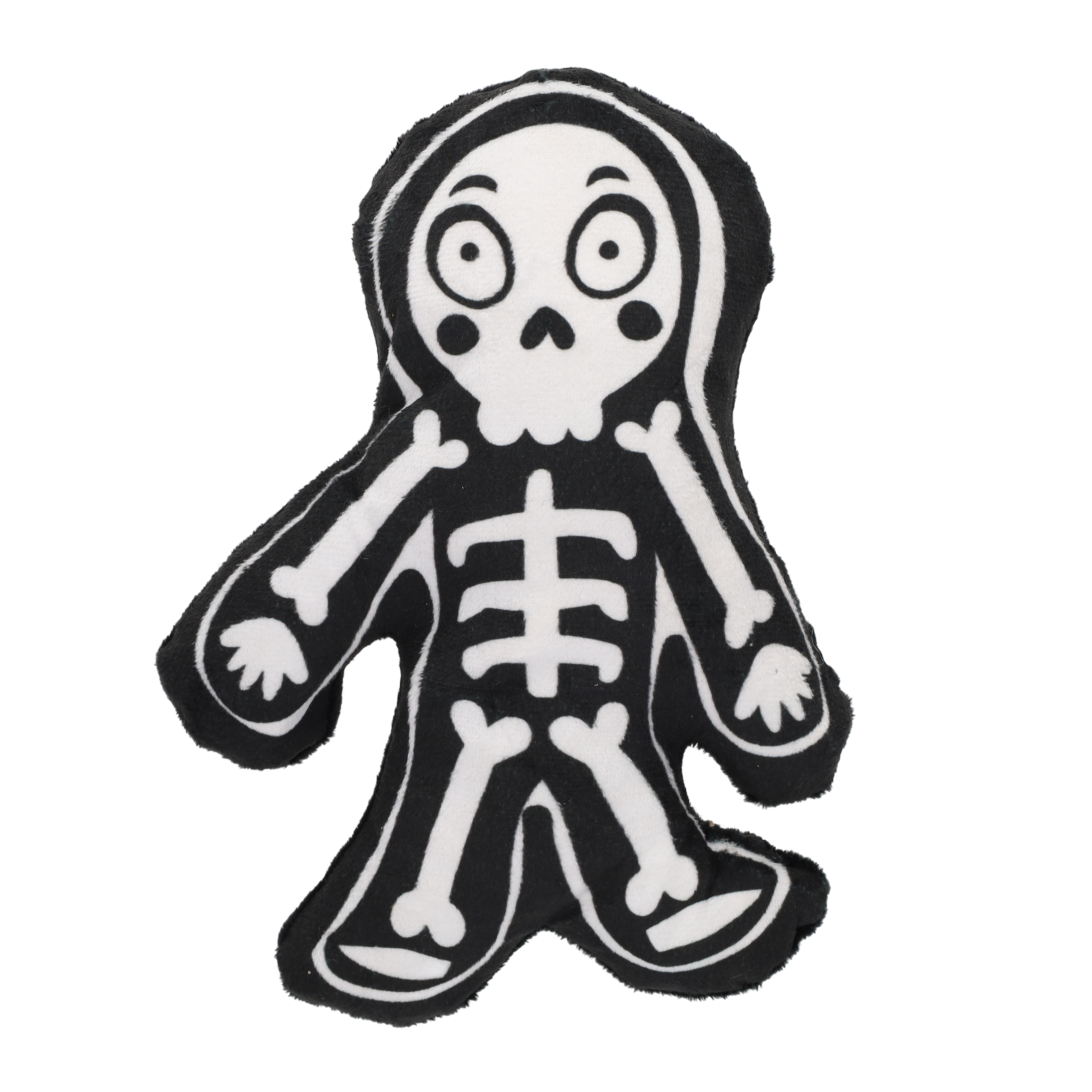 Smart Choice Squeaky Plush & Rope Skeleton Dog Toy