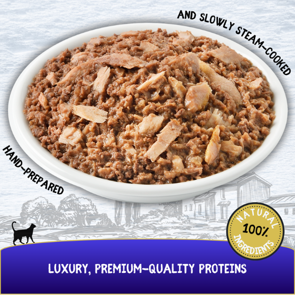 Cookhouse Luxury Complete Cat Food Tuna Pate Terrine 70g