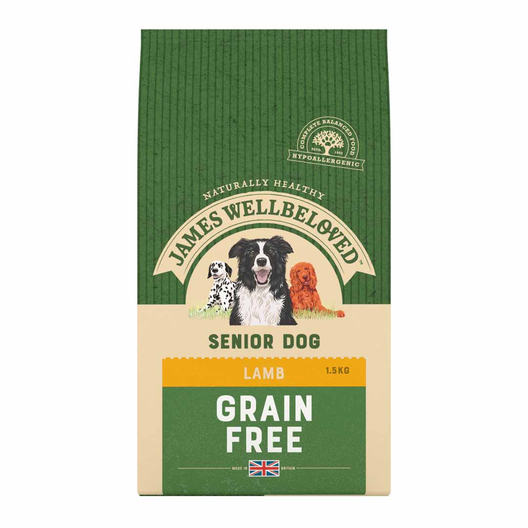 James Wellbeloved Senior Dog Food Lamb & Vegetable Grain Free 1.5kg