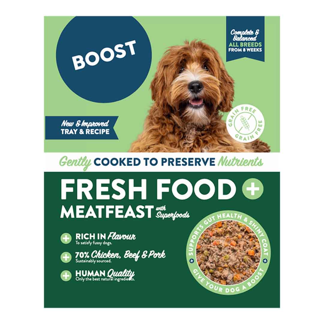 Boost Dog Meat Feast Fresh Food Meal 400g