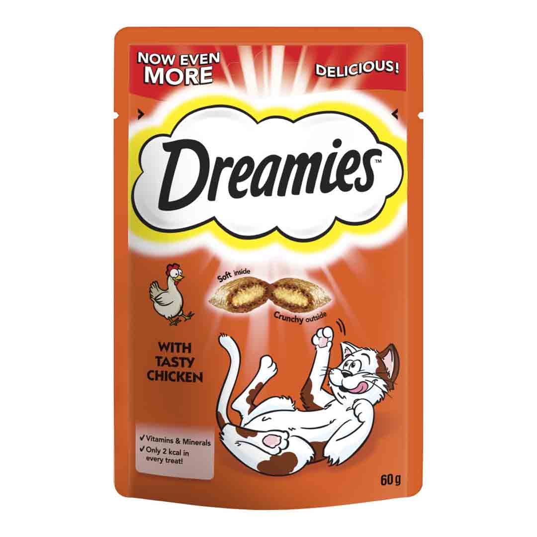 Dreamies Pouch with Tasty Chicken 60g