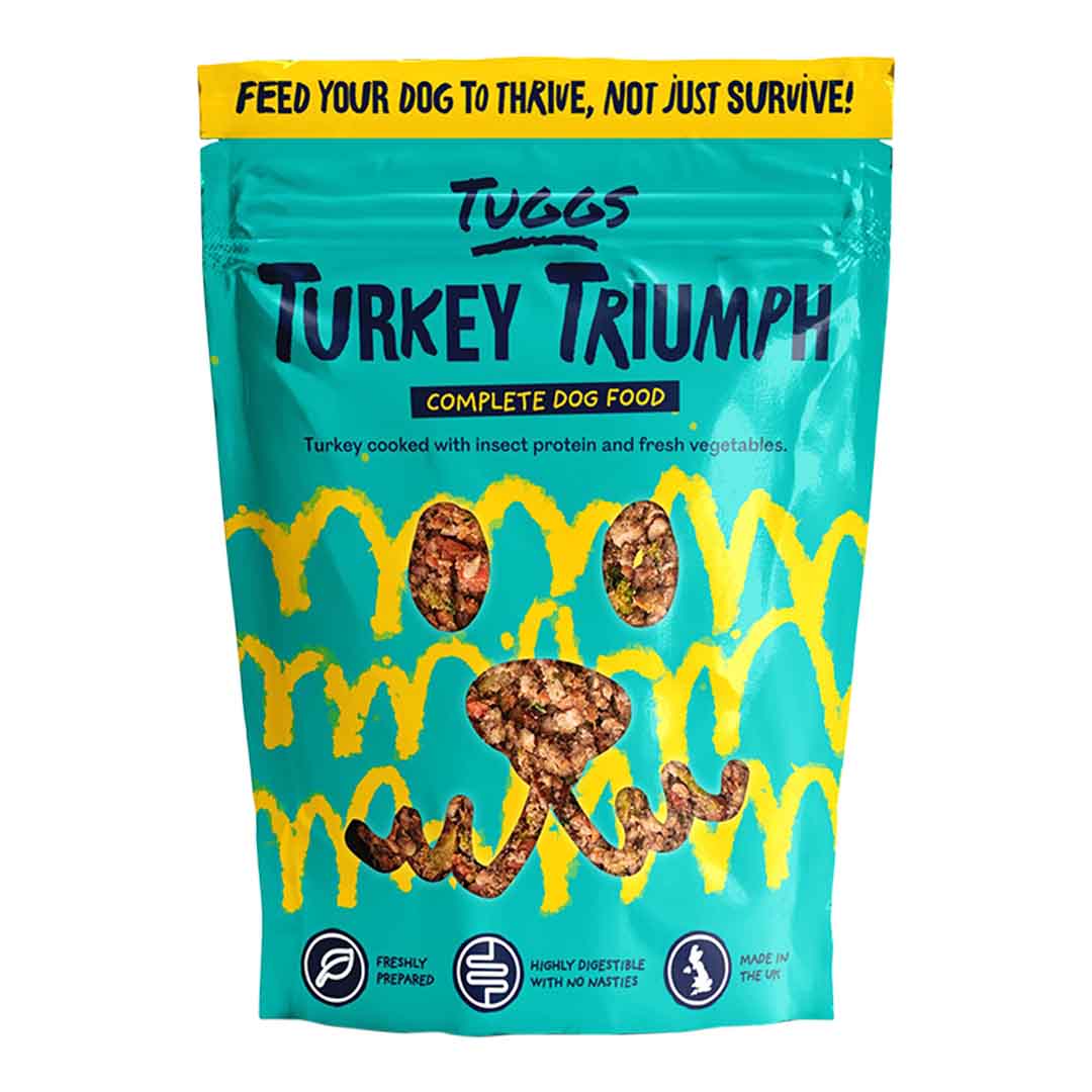 Tuggs Turkey Triumph Complete Frozen Fresh Dog Food 300g