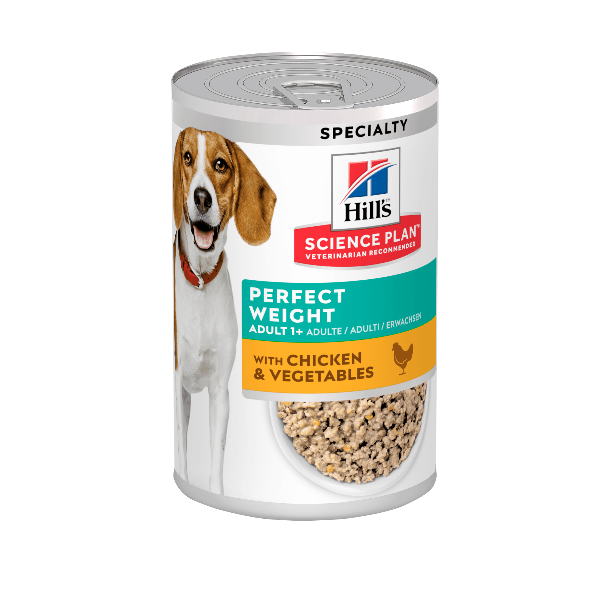 Hill's Science Plan Perfect Weight Wet Dog Food Chicken & Vegetables Flavour 363g