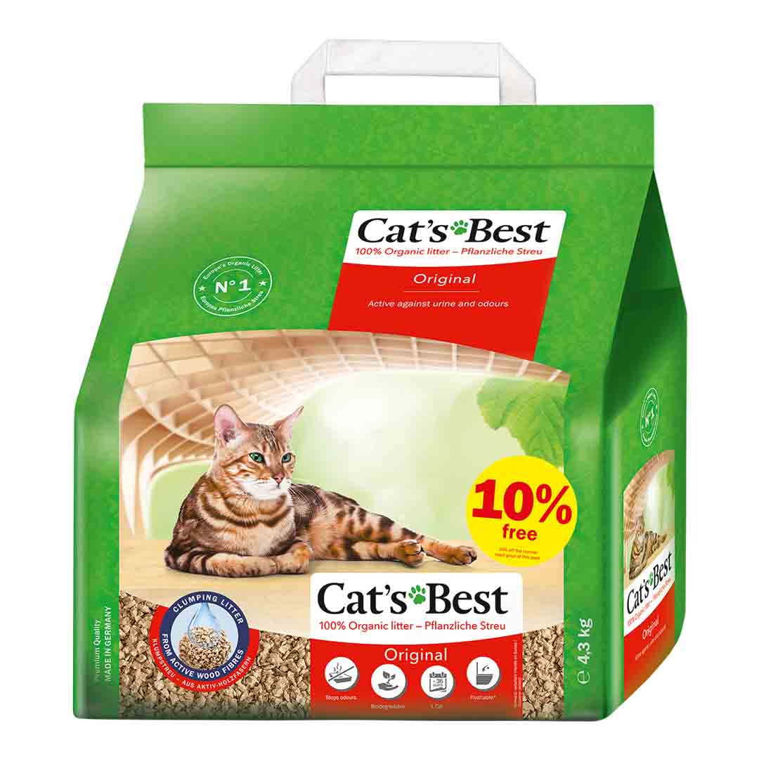 Cats Best Original Clumping Cat Litter 4.3kg