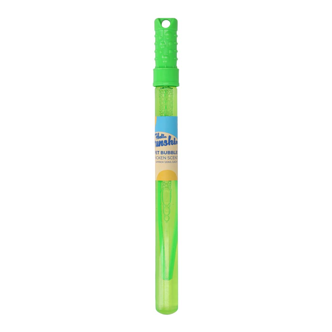 Rufus & Rosie Chicken & Beef Scented Bubble Wand, Dog Toy