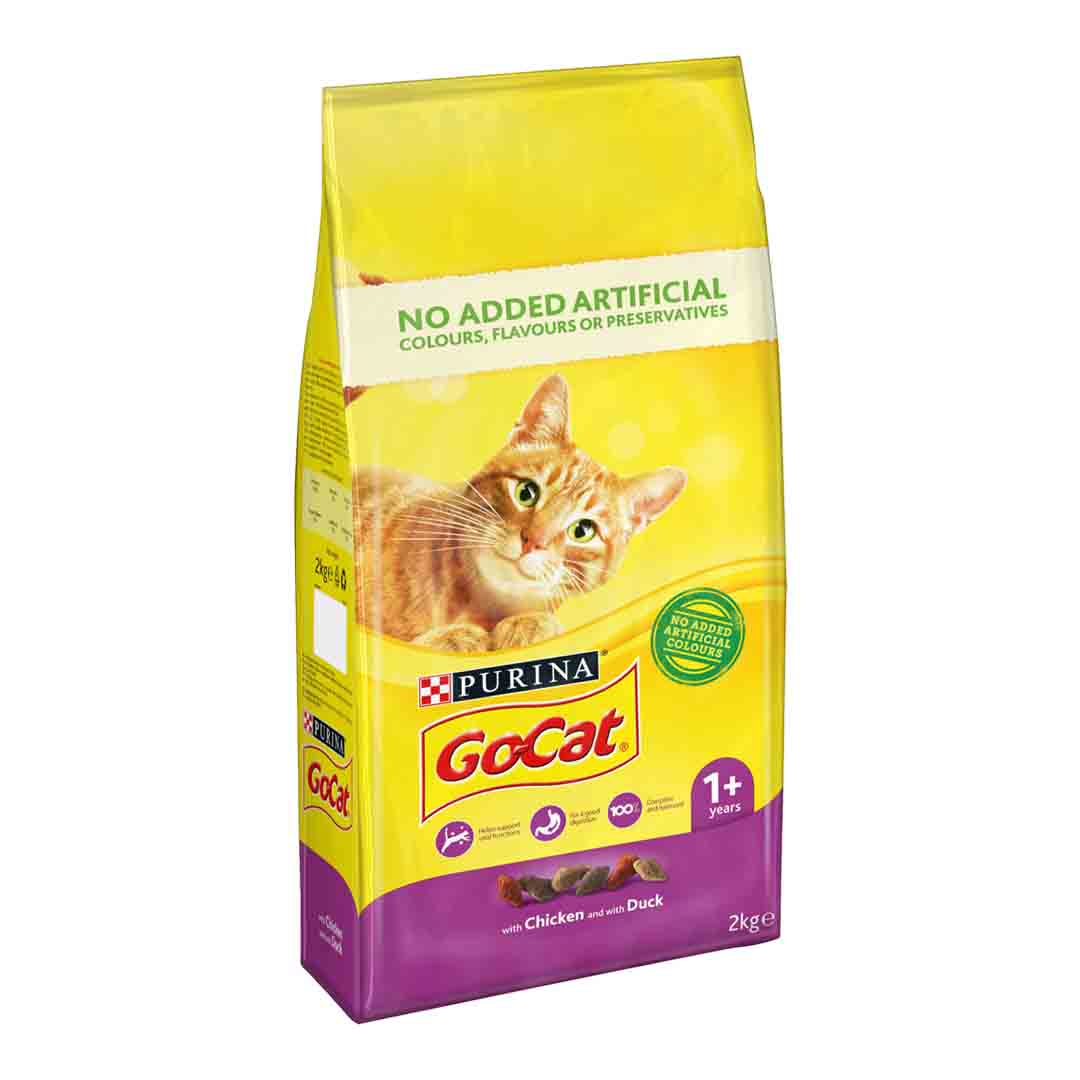 Go-Cat Chicken & Duck Dry Cat Food 2kg