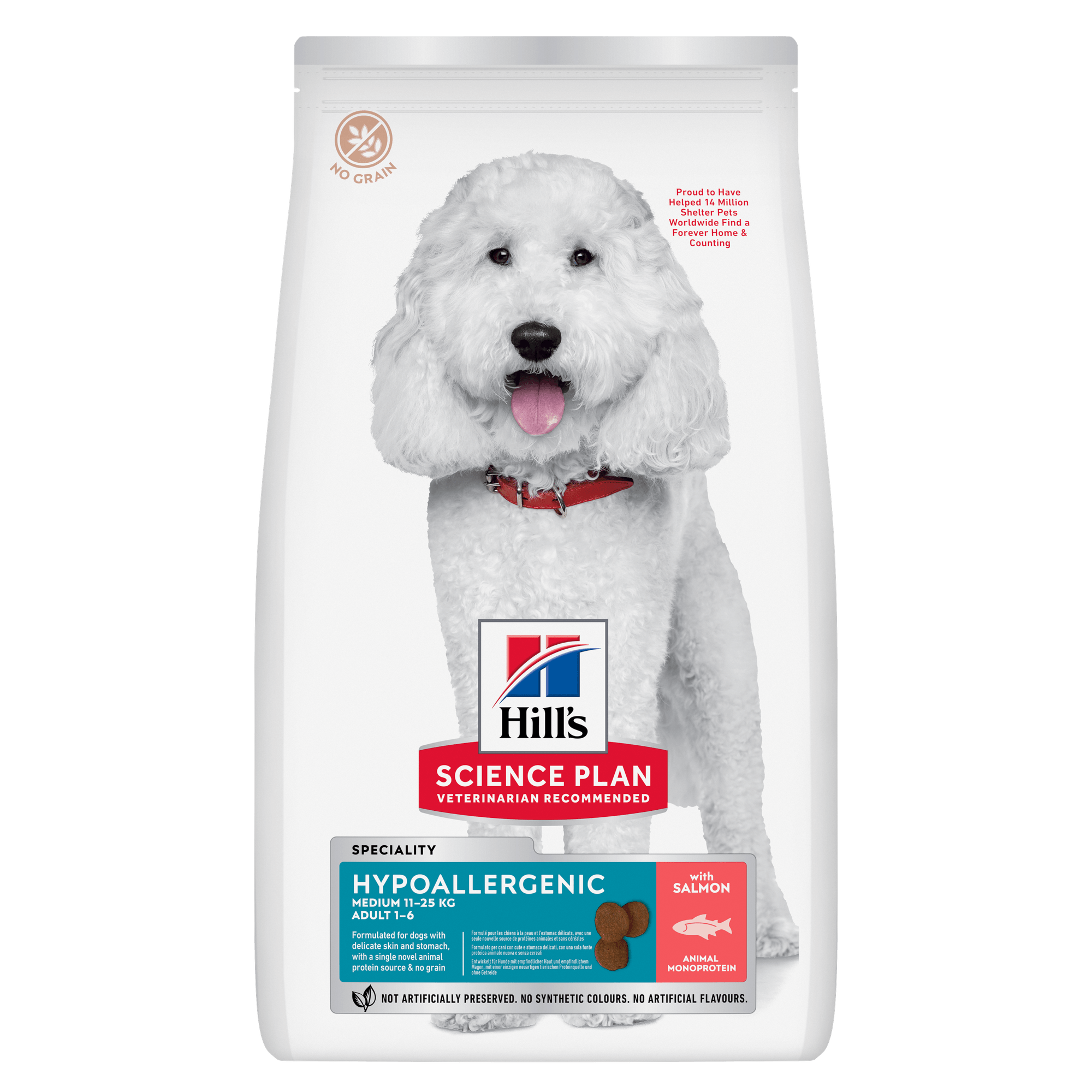 Hill's Science Plan Hypoallergenic Medium Breed Adult Dry Food 2.5kg