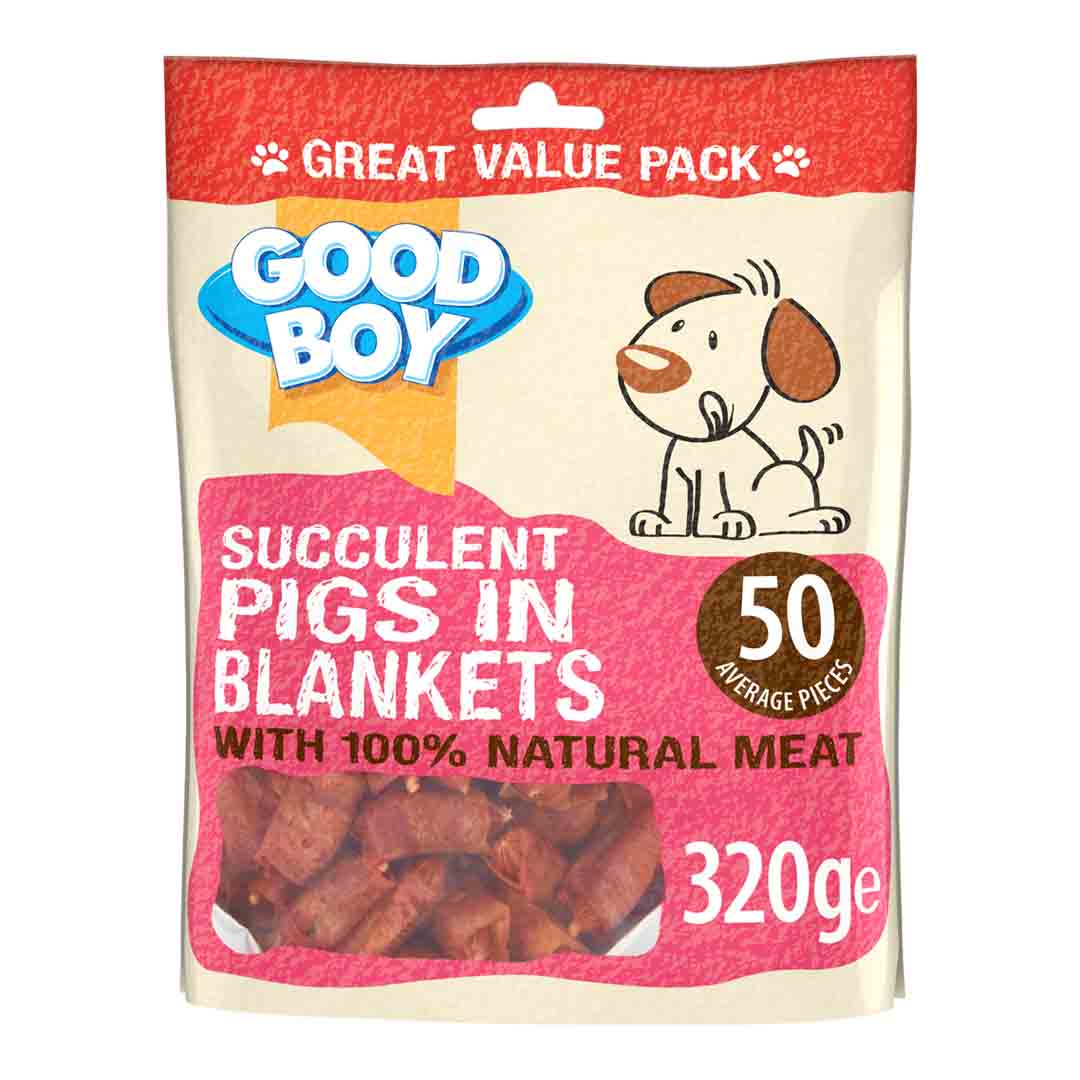 Good Boy Pawsley Pigs in Blankets Dog Treats 320g